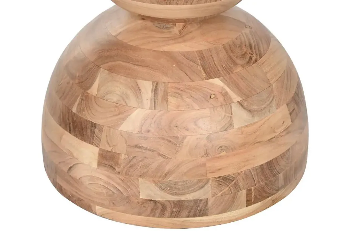 Mesa de Comedor Redonda en Madera Acacia MB-212658