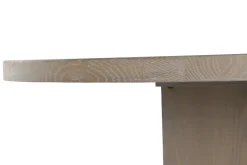 Mesa de Comedor Redonda en Madera de Fresno 135 cm MB-225990