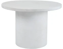 Mesa de Comedor Redonda Estructura de GRC Crudo MB-224560