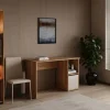 Mesa de Estudio con Puerta y Estante ELBA Acabado Mauvella-Beig A031EL08