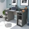 Mesa de ordenador GAMER gris antracita 004601Z