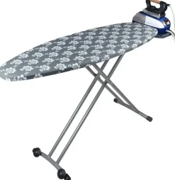 Mesa de Planchar con Ruedas y Toma Integrada ORBEGOZO TP6500