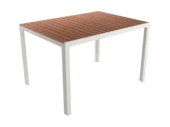 Mesa de terraza de Metal y Lamas de WPC MAREA 90 cm