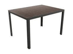 Mesa de terraza de Metal y Lamas de WPC MAREA 160 cm
