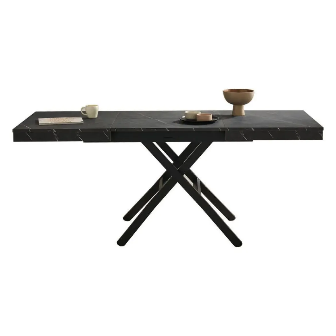 Mesa Elevable y Extensible 120x75 Tapa Melamina NOVELTY