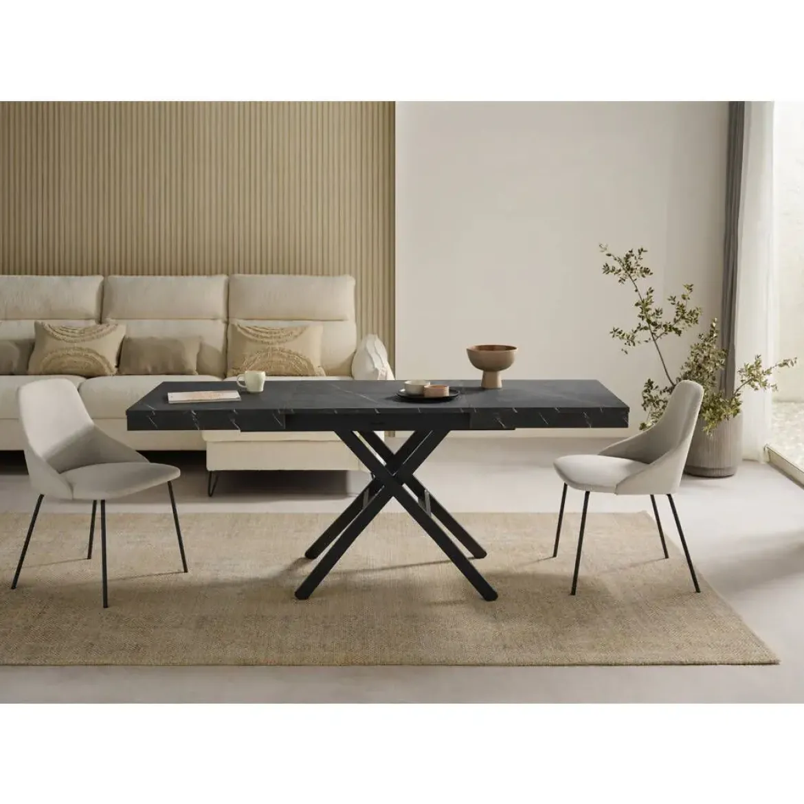 Mesa Elevable y Extensible 120x75 Tapa Melamina NOVELTY