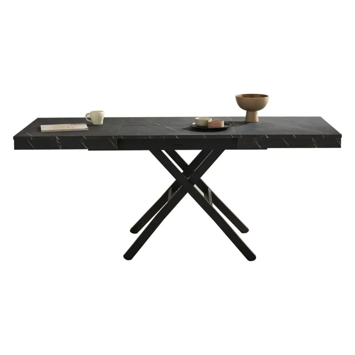 Mesa Elevable y Extensible 120x75 Tapa Melamina NOVELTY