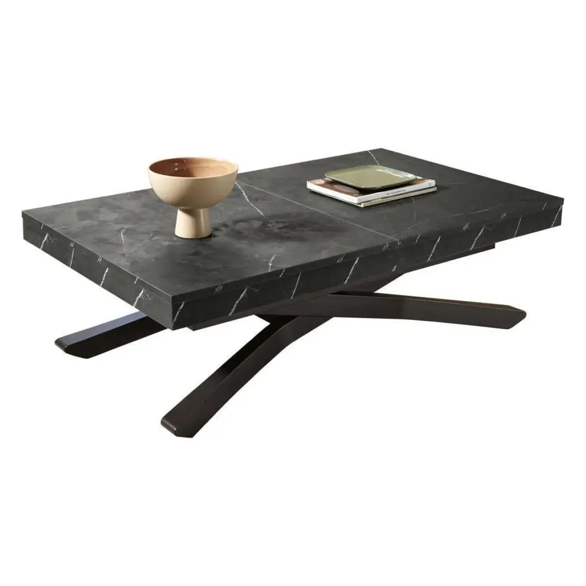 Mesa Elevable y Extensible 120x75 Tapa Melamina LONG WAY