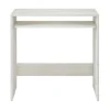 Mesa escritorio blanca de melamina con hueco de almacenaje inferior 008310Y