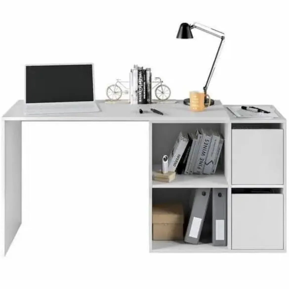 Mesa Escritorio Multiposición Blanca Artik 008311A