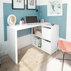 Mesa Escritorio Multiposición Blanca Artik 008311A