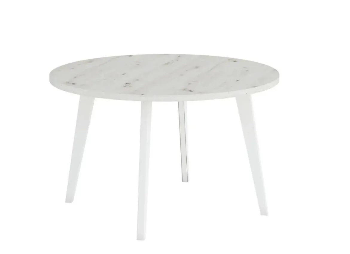 Mesa Fija 100 cm con Patas Metálicas Inclinadas M818