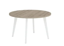 Mesa Fija 100 cm con Patas Metálicas Inclinadas M818