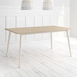 Mesa Kamba Rectangular 140 cm Estuctura Marfil BOGAL CNG052M