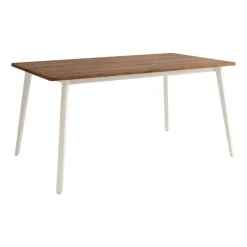 Mesa Kamba Rectangular 140 cm Estuctura Marfil BOGAL CNG052M