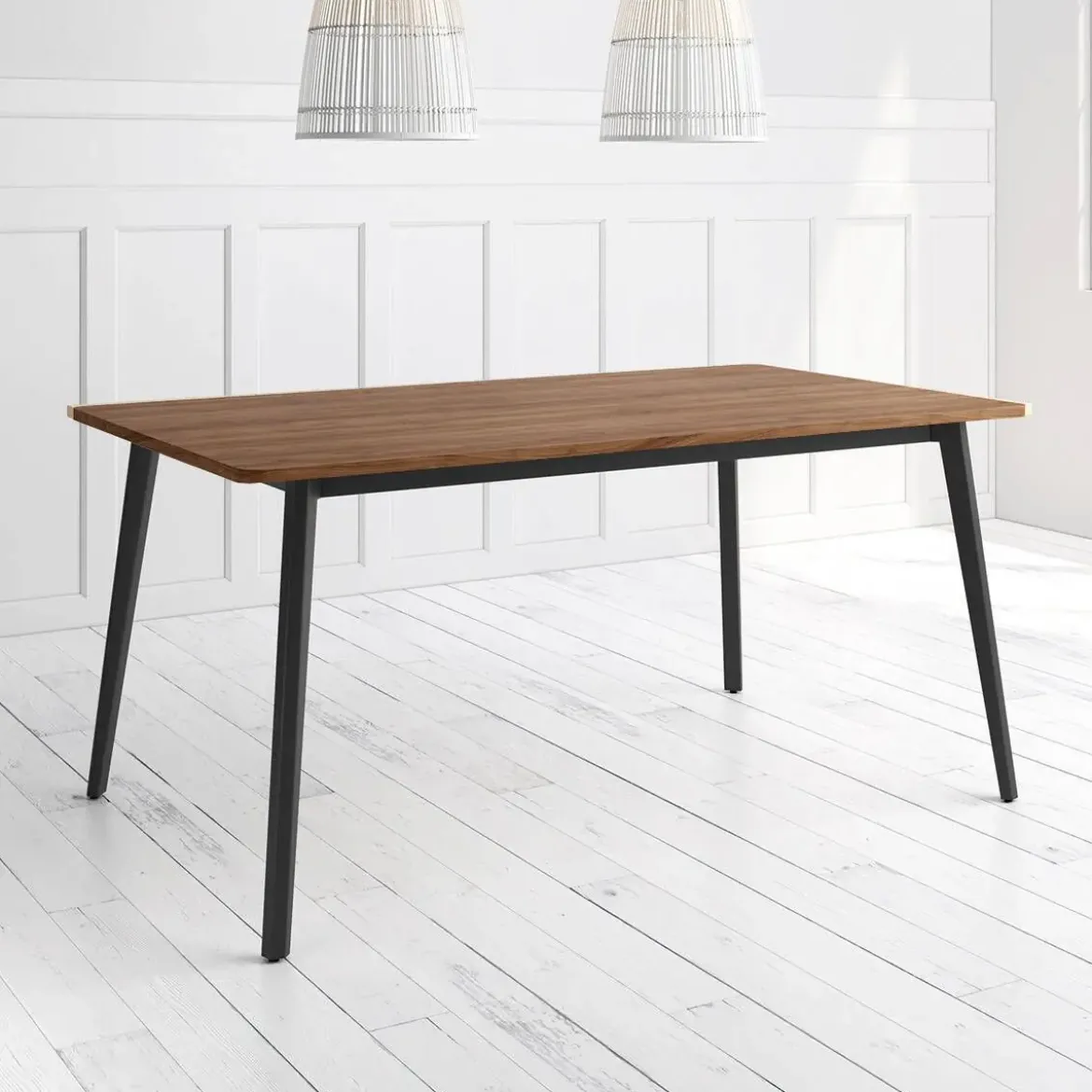 Mesa Kamba Rectangular 140 cm Estuctura Negra BOGAL CNG052N