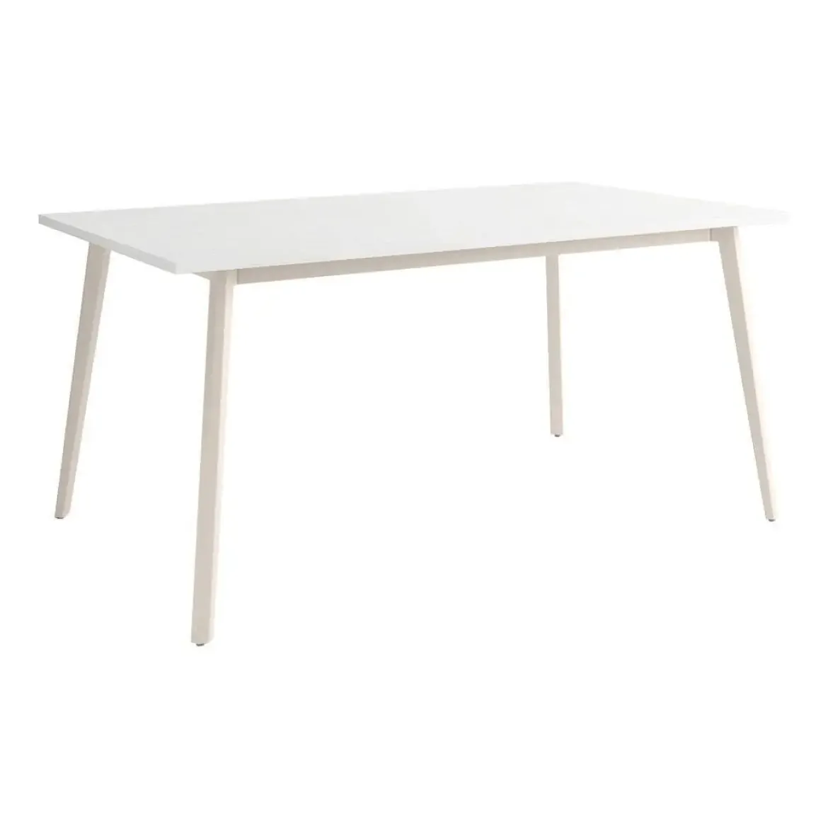 Mesa Kamba Rectangular 160 cm Estuctura Marfil BOGAL CNG053M