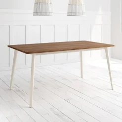 Mesa Kamba Rectangular 160 cm Estuctura Marfil BOGAL CNG053M