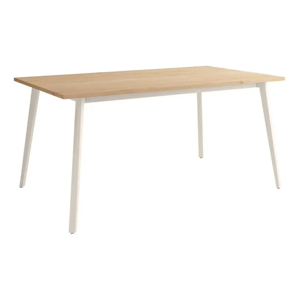 Mesa Kamba Rectangular 160 cm Estuctura Marfil BOGAL CNG053M