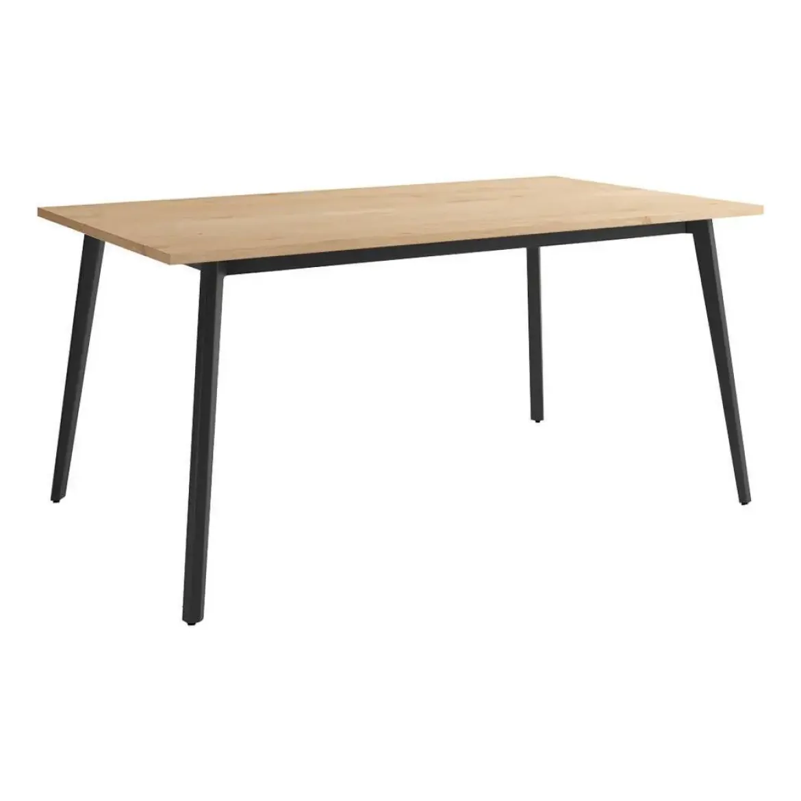 Mesa Kamba Rectangular 160 cm Estuctura Negra BOGAL CNG053N