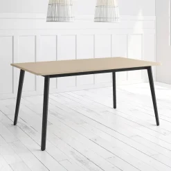 Mesa Kamba Rectangular 180 cm Estuctura Negra BOGAL CNG054N