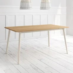Mesa Kamba Rectangular 180 cm Estuctura Marfil BOGAL CNG054M