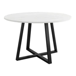 Mesa Lugano Circular 100 cm Estuctura Negra BOGAL CNG048N