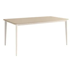 Mesa Ness Cuadrada 90 cm Estuctura Marfil BOGAL CNG080M
