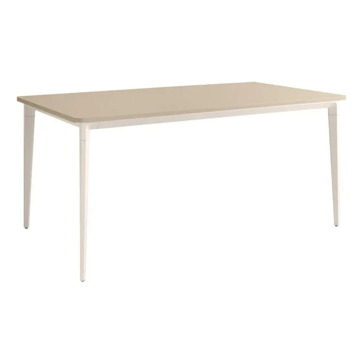 Mesa Ness Cuadrada 90 cm Estuctura Marfil BOGAL CNG080M