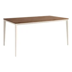 Mesa Ness Cuadrada 90 cm Estuctura Marfil BOGAL CNG080M