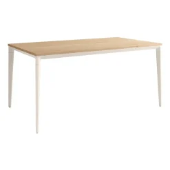 Mesa Ness Cuadrada 90 cm Estuctura Marfil BOGAL CNG080M