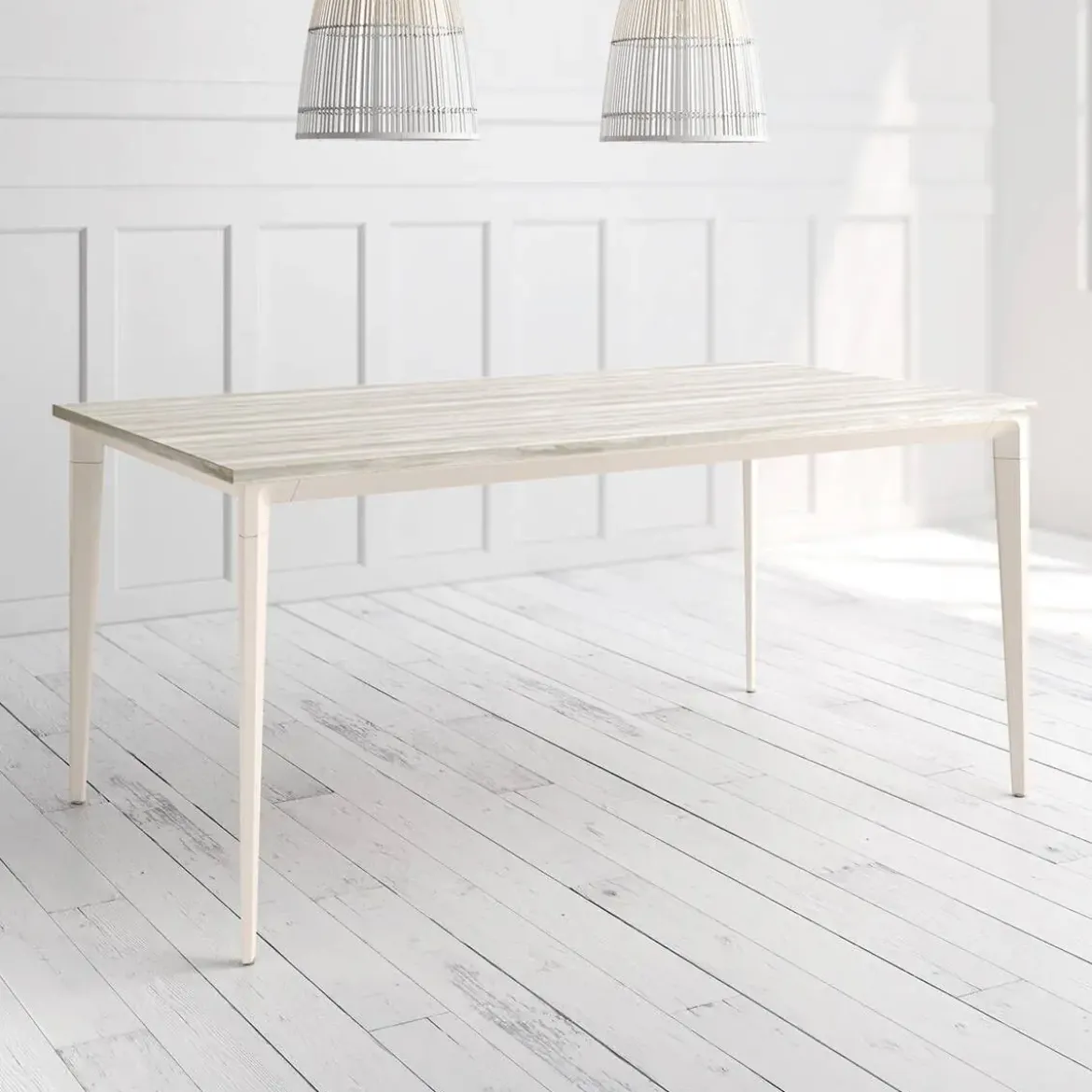 Mesa Ness Rectangular 120 cm Estuctura Marfil BOGAL CNG081M