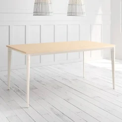 Mesa Ness Rectangular 120 cm Estuctura Marfil BOGAL CNG081M
