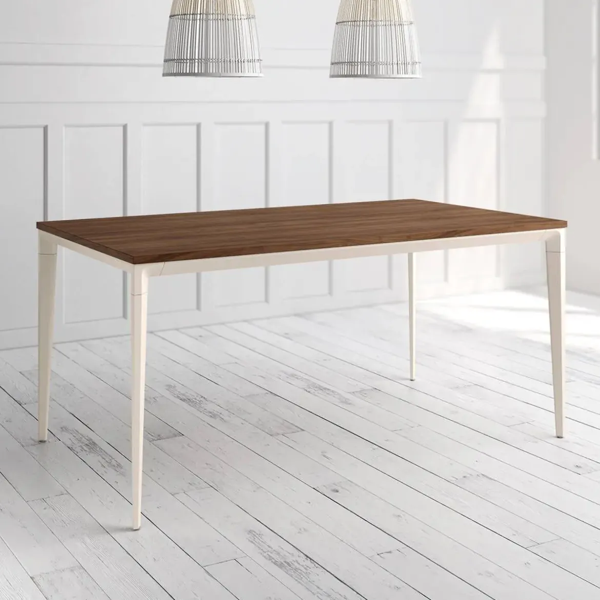 Mesa Ness Rectangular 180 cm Estuctura Marfil BOGAL CNG084M