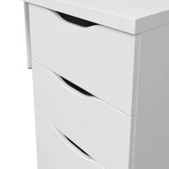 Mesa ordenador reversible de melamina blanco artik 004604A