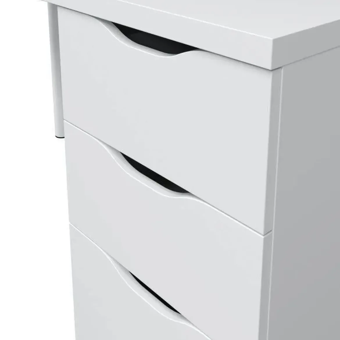 Mesa ordenador reversible de melamina blanco artik 004604A