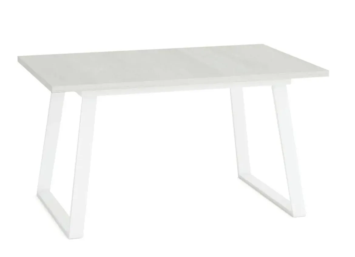 Mesa Rectangular Extensible 140x90 cm con Patas Metálicas Trapecio M800