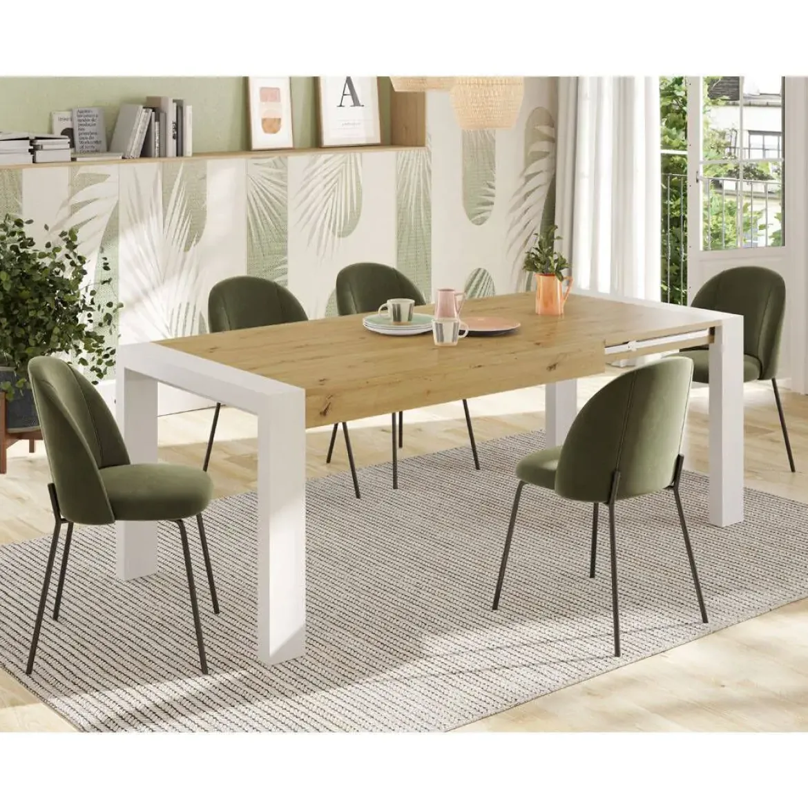 Mesa Rectangular Extensible Portería M602