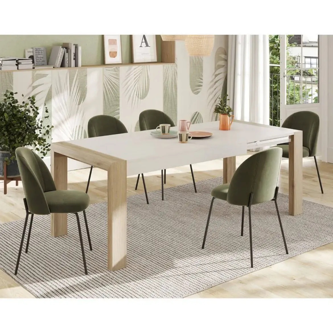 Mesa Rectangular Extensible Portería M602