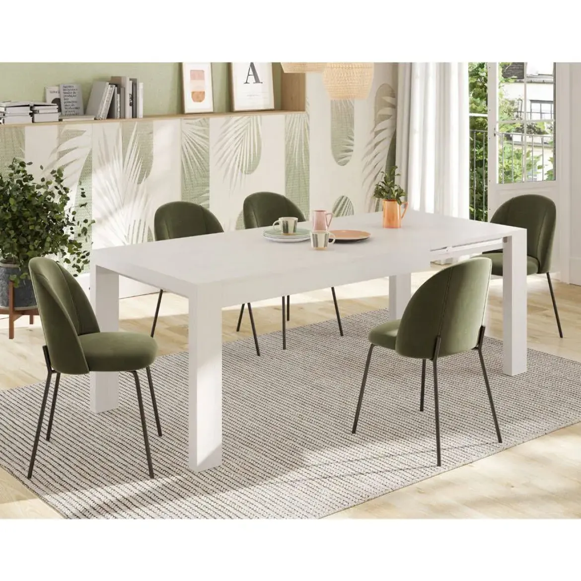 Mesa Rectangular Extensible Portería M602