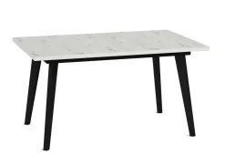 Mesa Rectangular Extensible 140x90 cm con Patas Metálicas Inclinadas M810