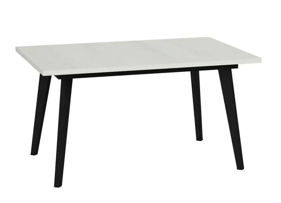 Mesa Rectangular Extensible 140x90 cm con Patas Metálicas Inclinadas M810
