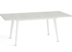 Mesa Rectangular Extensible 140x90 cm con Patas Metálicas Inclinadas M810