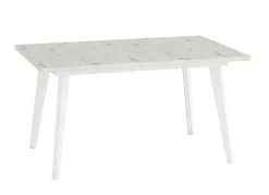 Mesa Rectangular Extensible 140x90 cm con Patas Metálicas Inclinadas M810