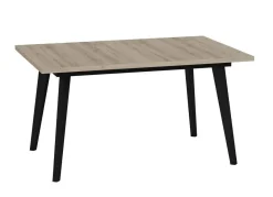 Mesa Rectangular Fija 140x90 cm con Patas Metálicas Inclinadas M812