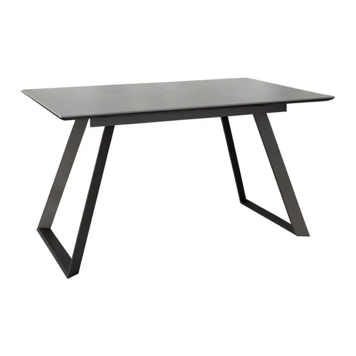 Mesa Sena Extensible de 160 cm de Porcelana con Estructura Negra BOGAL CNG085N