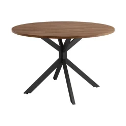Mesa Wako Circular 100 cm Estuctura Negra BOGAL CNG050N