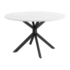 Mesa Wako Circular 100 cm Estuctura Negra BOGAL CNG050N
