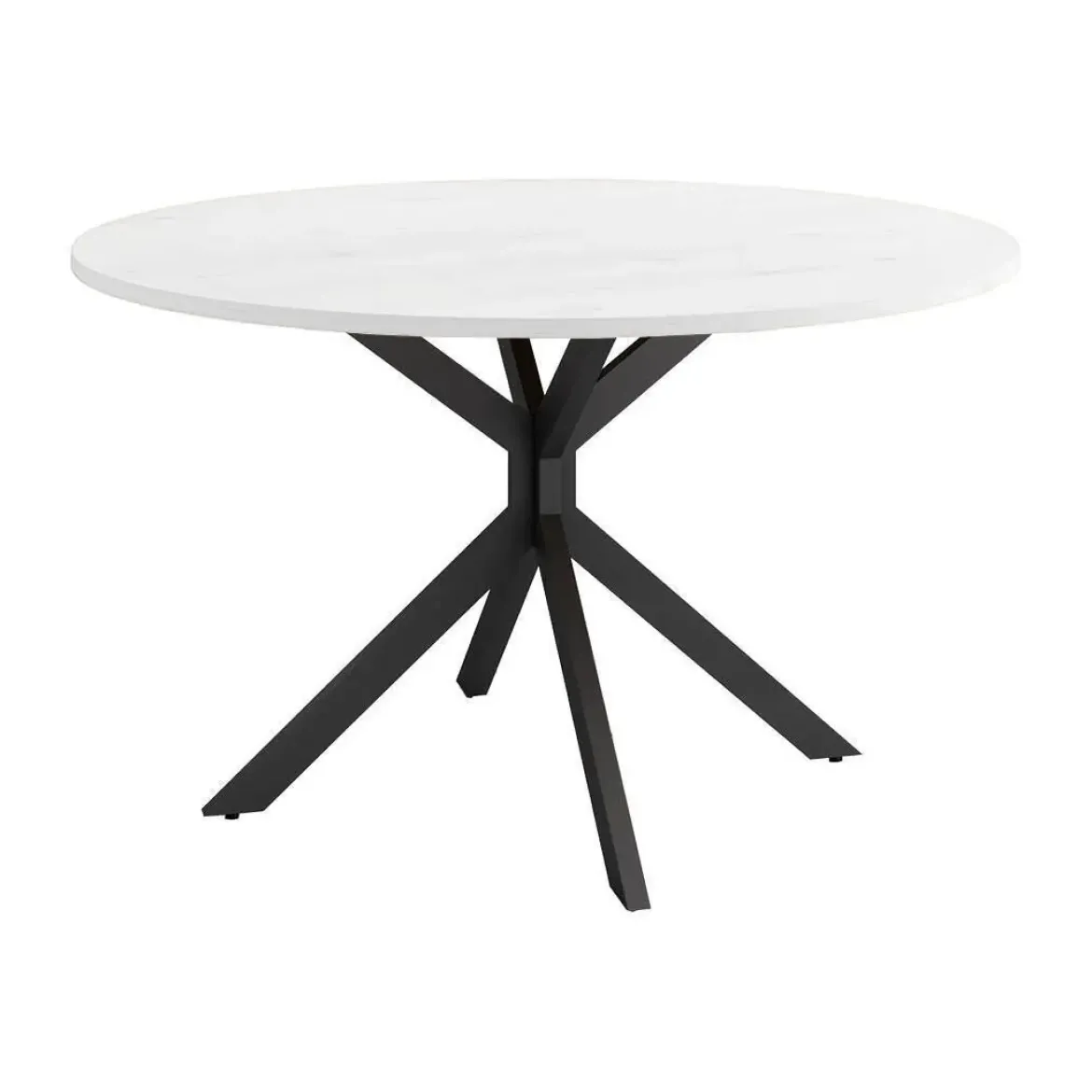 Mesa Wako Circular 120 cm Estuctura Negra BOGAL CNG051N