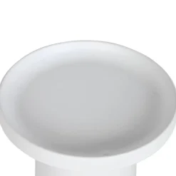 Mesita Auxiliar de Metal de Color Blanco MB-211856